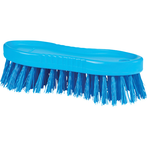 ColorCore Hand Brush, Stiff Bristles, 6" Long, Blue M & M Nord Ouest Inc