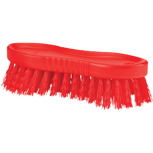 Brosse &agrave; main ColorCore, Soies Ferme, Longueur de 6", Rouge M & M Nord Ouest Inc