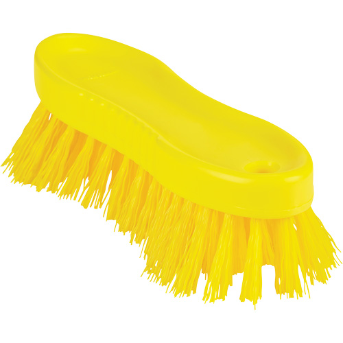 Brosse &agrave; main ColorCore, Soies Ferme, Longueur de 6", Jaune M & M Nord Ouest Inc