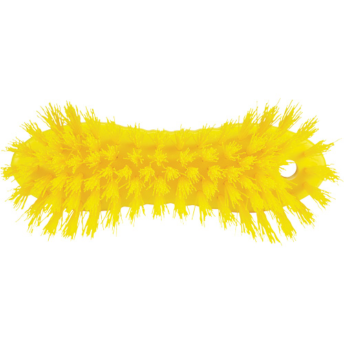 Brosse &agrave; main ColorCore, Soies Ferme, Longueur de 6", Jaune M & M Nord Ouest Inc