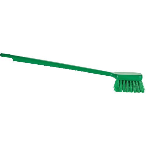 ColorCore Long Handle Brush, Stiff Bristles, 20" Long, Green M & M Nord Ouest Inc