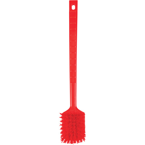 ColorCore Long Handle Brush, Stiff Bristles, 20" Long, Red M & M Nord Ouest Inc