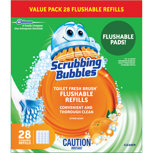 Recharge de tampons pour la brosse pour cuvettes Scrubbing Bubbles Fresh Brush, Recharge M & M Nord Ouest Inc