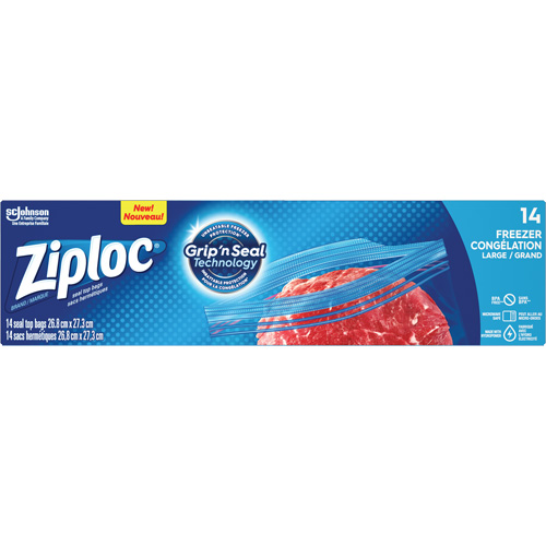 Ziploc&reg; Freezer Bags M & M Nord Ouest Inc