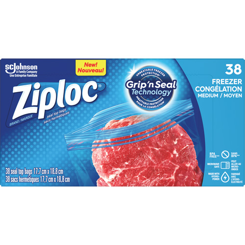 Sacs de cong&eacute;lation Ziploc M & M Nord Ouest Inc