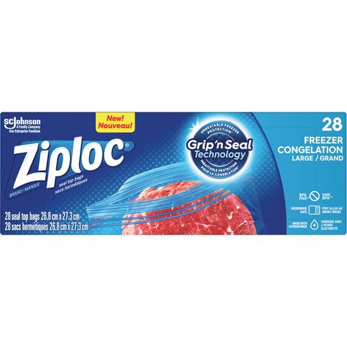 Sacs de cong&eacute;lation Ziploc M & M Nord Ouest Inc