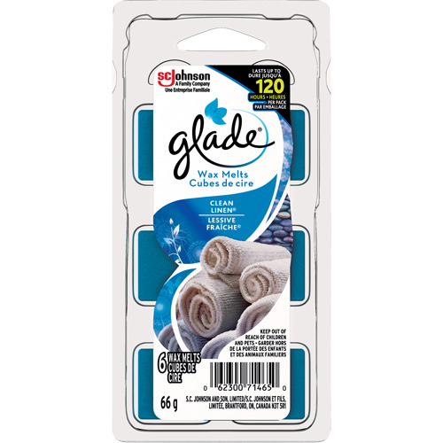 Cubes de cire parfum&eacute;e Glade, Lessive fraîche  M & M Nord Ouest Inc