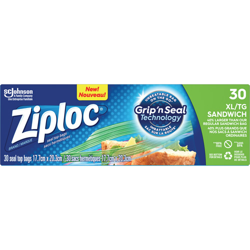 Ziploc&reg; Sandwich Bags M & M Nord Ouest Inc