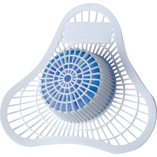 Tamis d'urinoir avec bloc non para Health Gards M & M Nord Ouest Inc