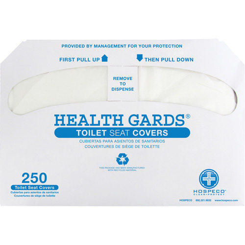 Health Gards&reg; Half-Fold Toilet Seat Covers M & M Nord Ouest Inc
