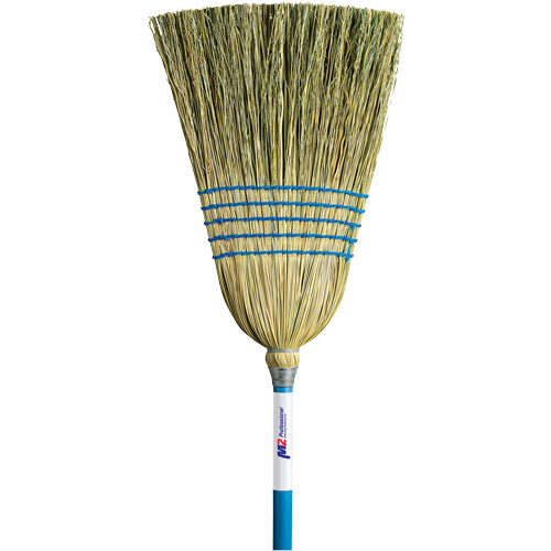 Light-Duty Indoor/Outdoor Corn Broom, 5-String, Wood Handle M & M Nord Ouest Inc