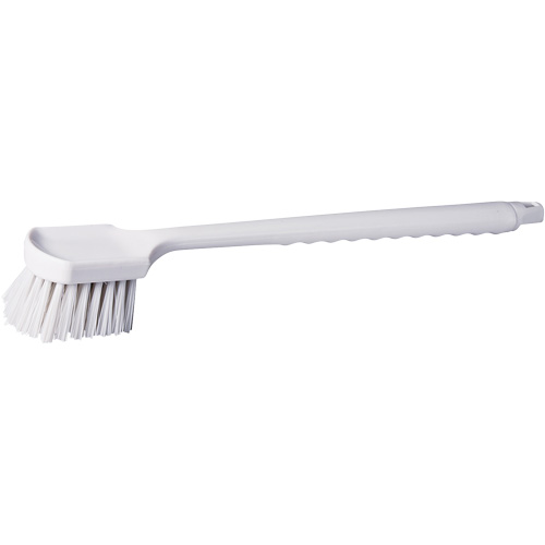 Long Handle Pot Brush, 20" L, Polypropylene Bristles, White M & M Nord Ouest Inc