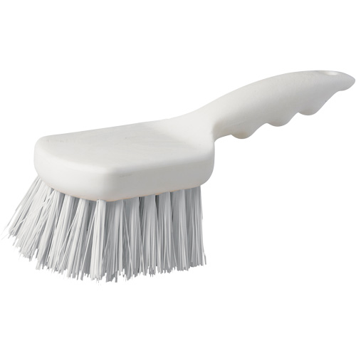 Brosse &agrave; chaudron &agrave; manche court, 9" l, Soies Polypropyl&egrave;ne, Blanc M & M Nord Ouest Inc