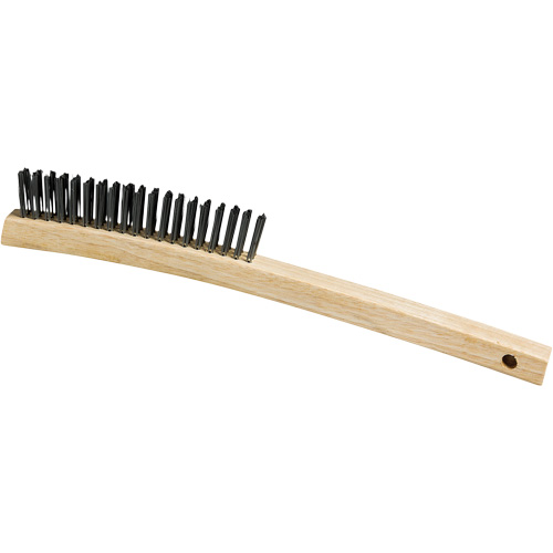 Brosse, Acier, 3 x 19 rangs de fils, Longueur 13-3/4" M & M Nord Ouest Inc