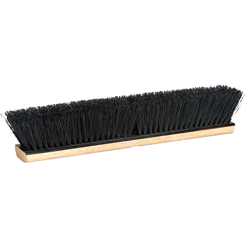 Push Broom Head, 18", Medium, PVC/Tampico Bristles M & M Nord Ouest Inc