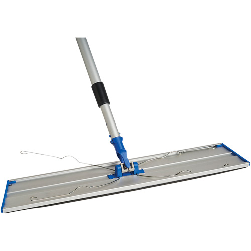 Support de vadrouille &agrave; &eacute;pousseter Static Attack avec manche t&eacute;lescopique, 24", Aluminium M & M Nord Ouest Inc
