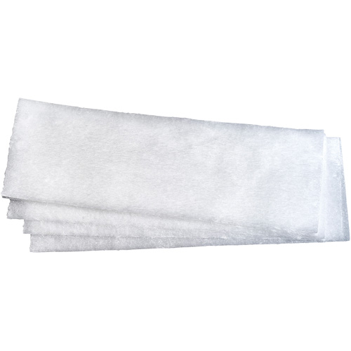 Static Attack Mop Sheets, Polyethylene, White M & M Nord Ouest Inc