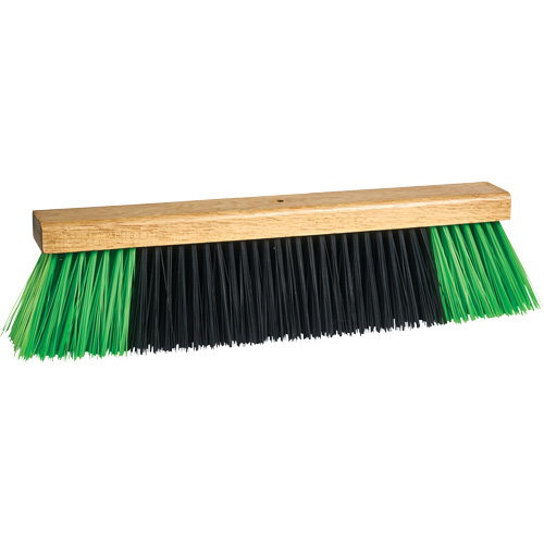 Bulldog Push Broom Head, 24", Coarse, PVC Bristles M & M Nord Ouest Inc