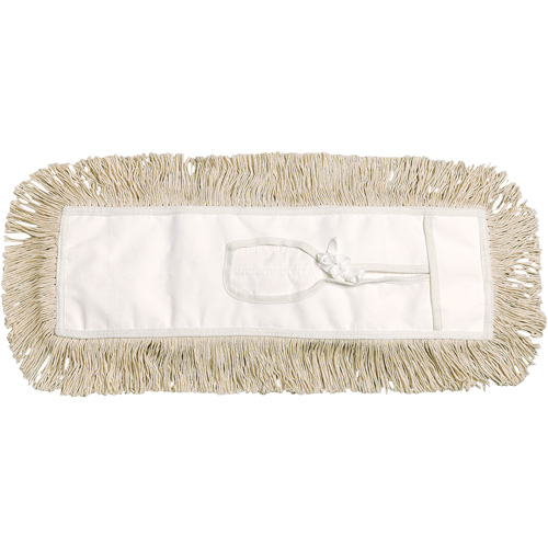 Dust Mop, Tie-On Style, Cotton, 36" L x 5" W M & M Nord Ouest Inc