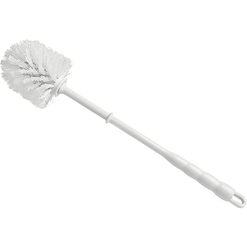 Brosse &agrave; cuvettes, 15-1/2" l, Soies Polypropyl&egrave;ne, Rouge/Blanc M & M Nord Ouest Inc