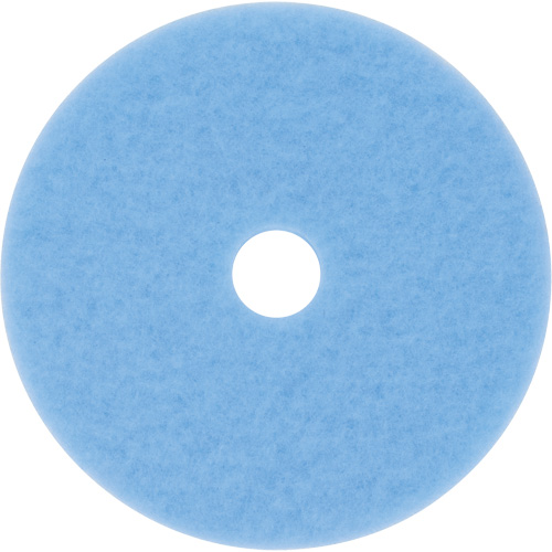 Hi-Performance Pad, 19", Burnishing, Light Blue M & M Nord Ouest Inc