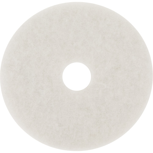 Floor Pad, 10", Buffing/Cleaning/Polish, White M & M Nord Ouest Inc