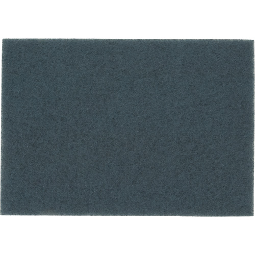 Floor Pad, 14" x 20", Cleaning/Scrubbing, Blue M & M Nord Ouest Inc