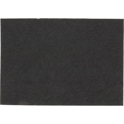 Floor Pad, 14" x 28", Stripping, Black M & M Nord Ouest Inc