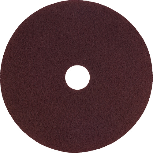 Natural Blend Pad, 13", Scrubbing, Maroon M & M Nord Ouest Inc