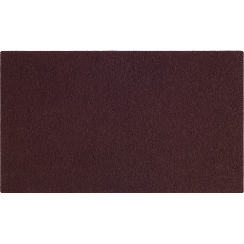 Natural Blend Pad, 14" x 20", Scrubbing, Maroon M & M Nord Ouest Inc