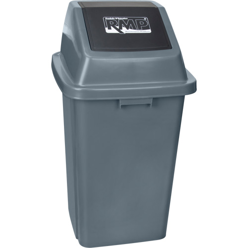 Garbage Can, Plastic, 26 US gal. M & M Nord Ouest Inc