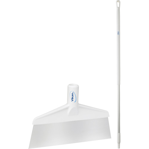 Grattoir &agrave; plancher avec manche, Blanc, 9-3/5" la x 55-9/10" lo M & M Nord Ouest Inc