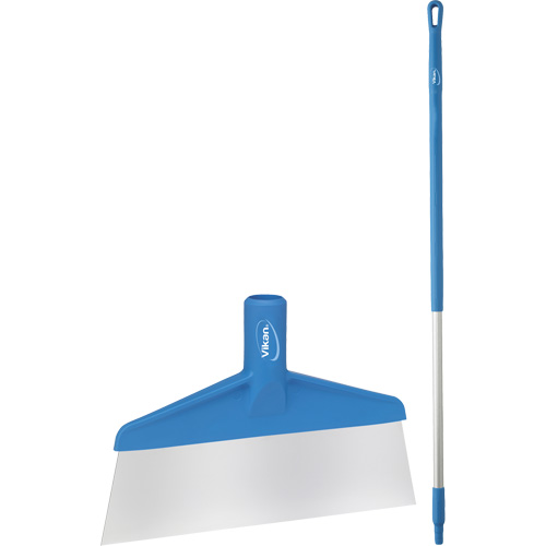Floor Scraper with Handle, Blue, 9-3/5" W x 55-9/10" L M & M Nord Ouest Inc