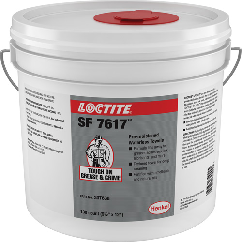 Essuie-mains industriels SF 7617, 130 lingettes, 12" x 9-1/2" M & M Nord Ouest Inc