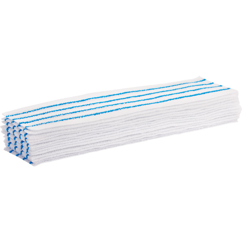 Tampon vadrouille jetable, Style Boucles et crochets, Microfibre, 18" lo x 4" la M & M Nord Ouest Inc