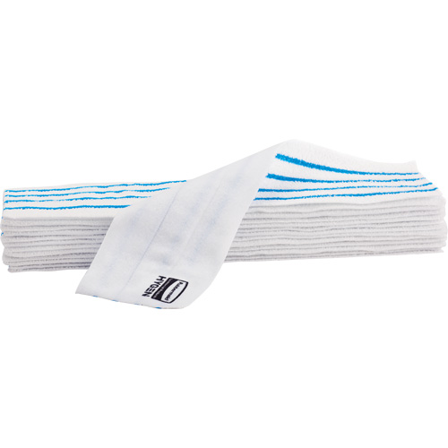 Tampon vadrouille jetable, Style Boucles et crochets, Microfibre, 18" lo x 4" la M & M Nord Ouest Inc