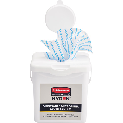 Microfibre Cloth Charging Bucket, White M & M Nord Ouest Inc