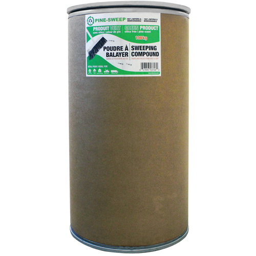 Pine Sweep Dust Buster Sweeping Compound, Drum, 220.46 lbs. (100 kg) M & M Nord Ouest Inc