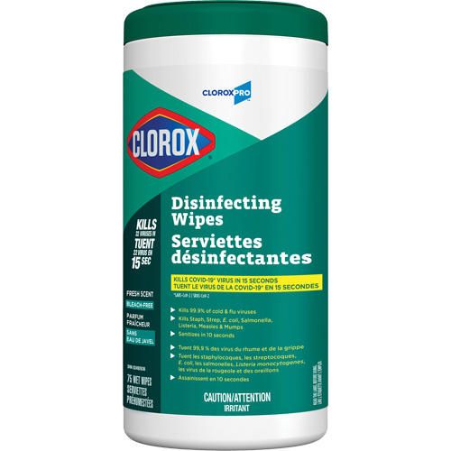 Disinfecting Wipes, 75 Count M & M Nord Ouest Inc