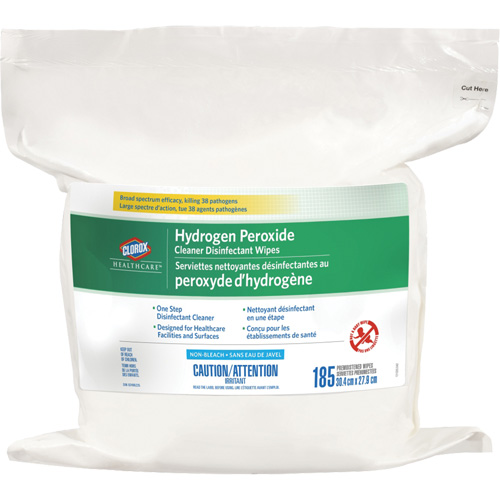 Healthcare&reg; Hydrogen Peroxide Cleaner Disinfecting Wipes, 185 Count M & M Nord Ouest Inc