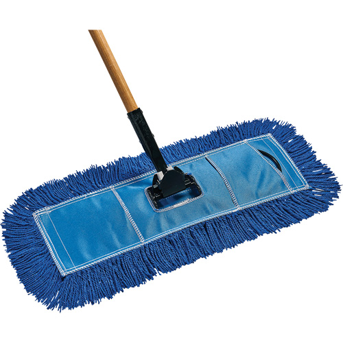 Economy Dust Mop, Slip On Style, Yarn, 48" L x 5" W M & M Nord Ouest Inc