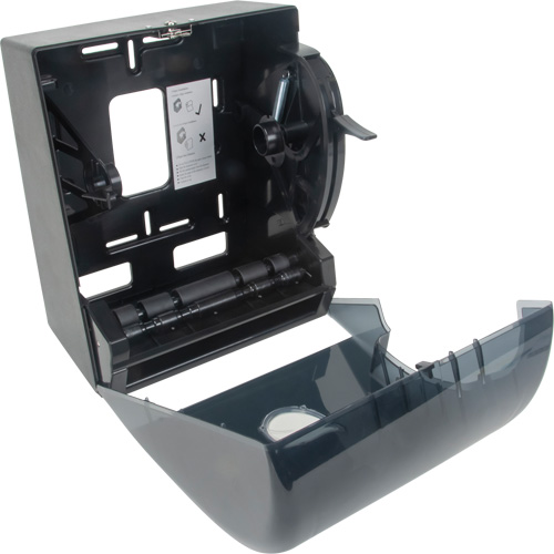 Hand Towel Roll Dispenser, Manual, 10.63" W x 9.84" D x 13.78" H M & M Nord Ouest Inc