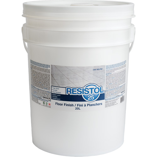 Resistol 25 Floor Finish, 20 L, Pail M & M Nord Ouest Inc