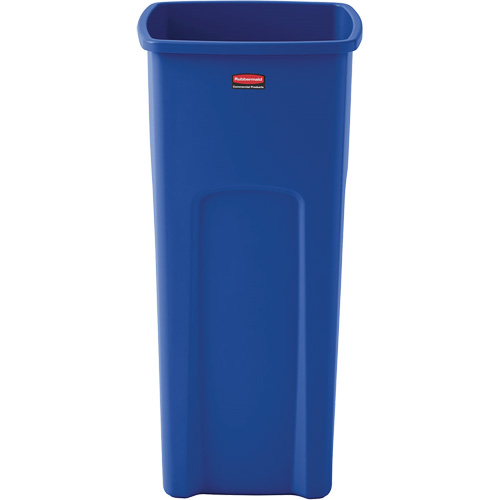 Untouchable&reg; Square Recycling Container, Bulk, Plastic, 23 US gal. M & M Nord Ouest Inc