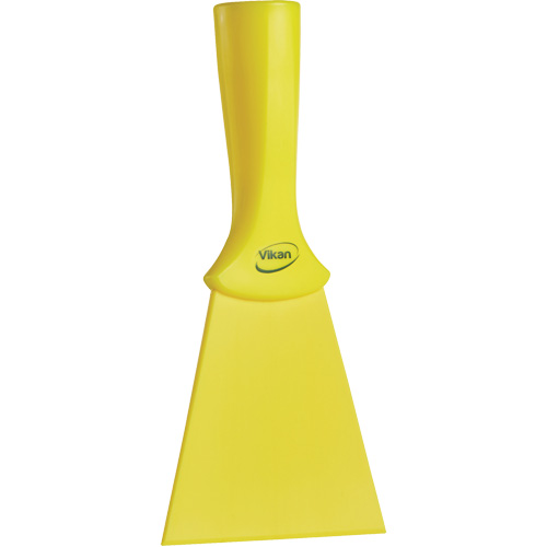 Grattoir en nylon avec poign&eacute;e filet&eacute;e, Jaune, 4" la x 8" lo M & M Nord Ouest Inc