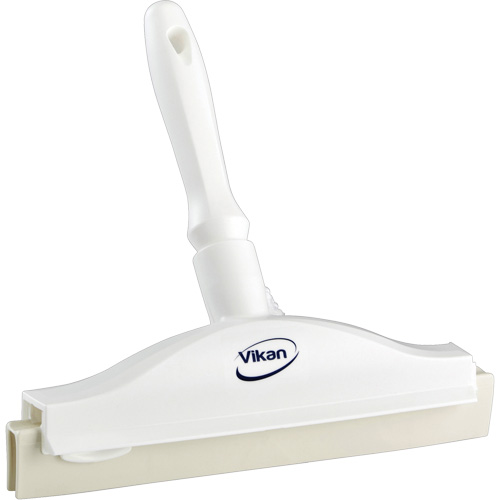 Raclette &agrave; lame double ultra hygi&eacute;nique, 10", Blanc M & M Nord Ouest Inc