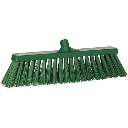 Balai-brosse robuste, Crins Ferme, 20", Polyester, Vert M & M Nord Ouest Inc