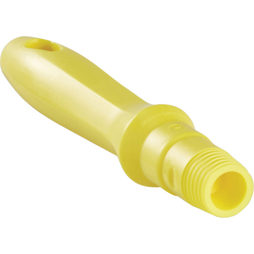 Mini manche, Brosse/Support &agrave; tampon/Grattoir/Raclette, Jaune, Standard, 6-1/4" lo M & M Nord Ouest Inc