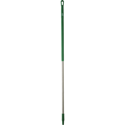Handle, Broom/Brush/Pad Holder/Scraper/Squeegee, Green, Ergonomic, 59" L M & M Nord Ouest Inc