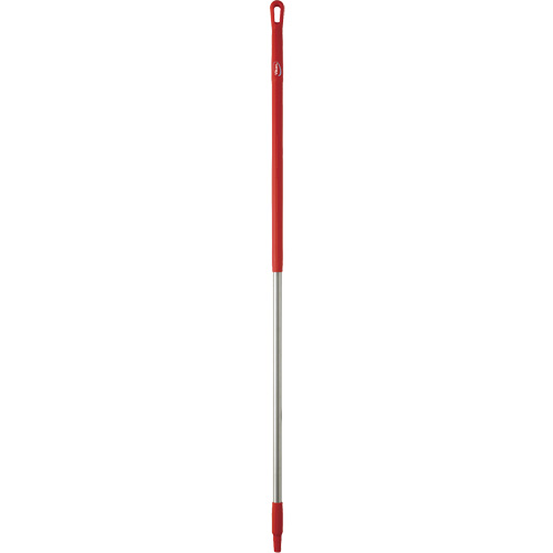 Handle, Broom/Brush/Pad Holder/Scraper/Squeegee, Red, Ergonomic, 59" L M & M Nord Ouest Inc